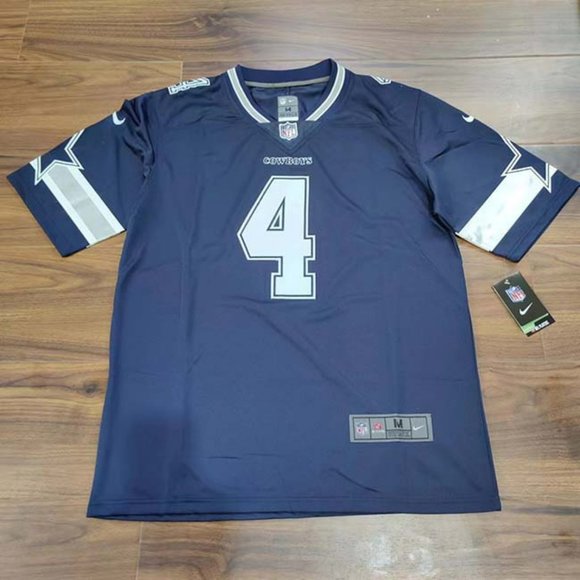 Nike Other - Nike Dallas Cowboys Dak Prescott #4 Jersey-Navy